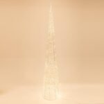 ΚΩΝΟΣ ΦΩΤΙΖΟΜΕΝΟΣ ΙΡΙΔΙΖΩΝ 280cm, 3200 ΘΕΡΜΑ LED, 31V ΜΕΤΑΣΧΗΜΑΤΙΣΤΗ, TIMER, ΑΣΗΜΙ ΧΑΛΚΙΝΟ ΚΑΛΩΔΙΟ, ΘΕΡΜΟ ΛΕΥΚΟ LED, ΠΡΟΕΚΤΑΣΗ ΠΑΡΟΧΗΣ 5m, IP44 (600-22486)