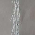 ΚΛΑΔΙ ΚΡΕΜΑΣΤΟ, ΜΕ GLITTER, ΑΣΗΜΙ, 160cm (600-45400)