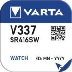Varta Ρολογιού V337 (1τμχ) (01.007.0038)