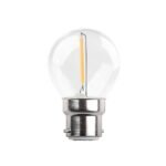 ΛΑΜΠΑ LED ΣΦΑΙΡΙΚΗ FILAMENT 1W 90lm B22 3000K 220-240V (147-78268)