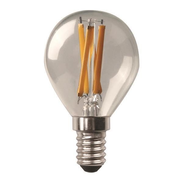 146cb55c95ff4da9a936a51213319b1f ΛΑΜΠΑ LED ΣΦΑΙΡΙΚΗ CROSSED FILAMENT 6.5W 806lm E14 4000K 220-240V (147-78212) - Image 1