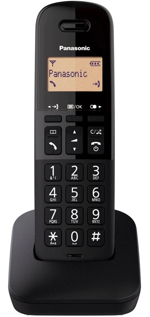 1505-1 Panasonic KX-TGB610SPB Ασύρματο Τηλέφωνο Μαύρο (31.002.0018) - Image 1