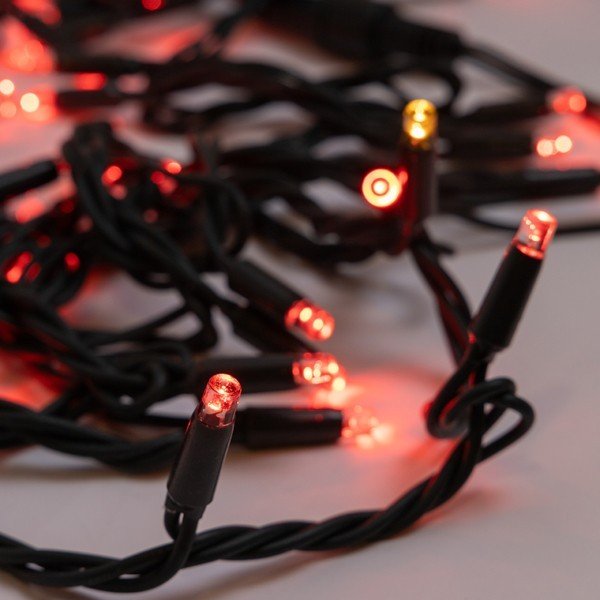 561413f2a3cc4d6a9983a87c28cd808f ΣΕΙΡΑ, 100 LED 5mm ΜΕ ΚΑΛΥΜΜΑ, 230V, 2 ΕΠΕΚΤΑΣΕΙΣ ΕΩΣ 9 ΣΕΤ, ΠΡΑΣΙΝΟ ΚΑΟΥΤΣΟΥΚ ΚΑΛΩΔΙΟ, 90 ΚΟΚΚΙΝΟ LED & 10 ΘΕΡΜΑ ΛΕΥΚΑ FLASH LED ΑΝΑ 10cm, IP65 (ΧΩΡΙΣ ΠΡΟΕΚΤΑΣΗ ΠΑΡΟΧΗΣ) (600-09272) - Image 1