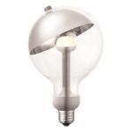 ΛΑΜΠΑ LED "MOVE ME" ΓΛΟΜΠΟΣ G120 E27 5,5W 450lm 2700K 220-240V ΑΣΗΜΙ/ΑΣΗΜΙ (147-81890)