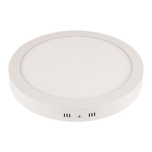 7922ec04f2234f3692063401272ceebb ΦΩΤΙΣΤΙΚΟ ΕΞΩΤΕΡΙΚΟ LED SLIM 12W 4000K Φ170 ΛΕΥΚΟ PLUS (145-68507) - Image 1