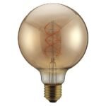 ΛΑΜΠΑ LED G95 FILAMENT "DECOR" 5W 300lm E27 1800K 175-250V DIMMABLE GOLD (147-78702)