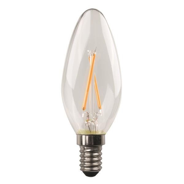 862d6ddb7a7a467592d69d016ec88810 ΛΑΜΠΑ LED ΚΕΡΙ CROSSED FILAMENT 2.2W 250lm E14 3000K 220-240V (147-78120) - Image 1
