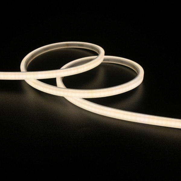 898f2daecae44bb890d1cf0a01b53bd7 NEON LIGHT MINI 5M IP65 8W 3000K TOP BEND 6*6mm (145-73052) - Image 1