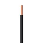 ΚΑΛΩΔΙΟ NYA ΗΟ5V-U 1Χ1mm² ΜΑΥΡΟ (100m/roll) (150-13300)