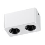 ΣΠΟΤ ΕΞΩΤΕΡΙΚΑ ΑΛΟΥΜΙΝΙΟΥ 2x7W 3CCT  75X150X79 ΛΕΥΚΟ (147-52659)