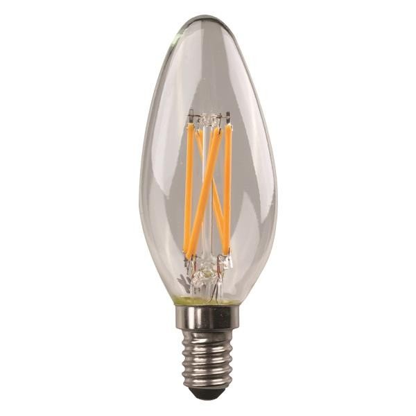 b7bb420b9060495d9a0d0ddb651419ca ΛΑΜΠΑ LED ΚΕΡΙ CROSSED FILAMENT 6.5W 806lm E14 4000K 220-240V (147-78112) - Image 1