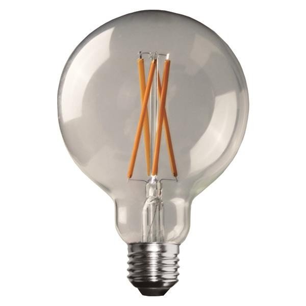 bfd25685067b4d928bcc2aece9c1fa92 ΛΑΜΠΑ LED ΓΛΟΜΠΟΣ G95 CROSSED FILAMENT 11W 1600lm Ε27 3000K 220-240V DIMMABLE CLEAR (147-78471) - Image 1
