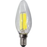 ΛΑΜΠΑ ΚΕΡΙ C35 FILAMENT 2,5W 525lm E14 3000K 220-240V CLEAR (147-78337)