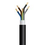 ΚΑΛΩΔΙΟ NYY J1VV-U 5Χ2,5mm² ΜΑΥΡΟ (750m/Drum) (150-14735)