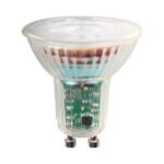 ΛΑΜΠΑ LED GU10 5.5W 550lm 2700K 38° 175-250V DIMMABLE ΓΥΑΛΙ (147-77863)