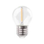 ΛΑΜΠΑ LED ΣΦΑΙΡΙΚΗ FILAMENT 1W 90lm E27 4000K 220-240V (147-78253)
