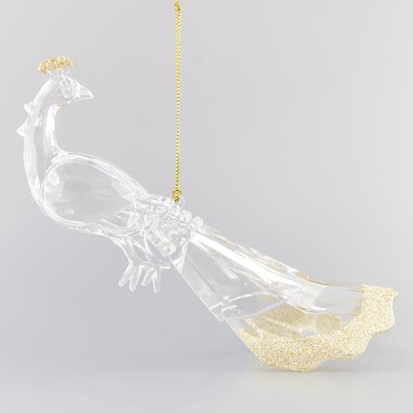 52c9b24d0c7e4a8693de73f78581ee09 ΠΑΓΩΝΙ ΑΚΡΥΛΙΚΟ, ΜΕ ΧΡΥΣΟ GLITTER ΣΤΗΝ ΚΟΡΩΝΑ, 17,8cm (600-40685) - Image 1