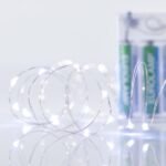 ΣΕΙΡΑ, 20 MINI LED, ΜΠΑΤΑΡΙΑΣ 3xAA, ΑΣΗΜΙ ΧΑΛΚΙΝΟ ΚΑΛΩΔΙΟ, ΛΕΥΚΟ LED ΑΝΑ 10cm, ΠΡΟΕΚΤΑΣΗ ΠΑΡΟΧΗΣ 30cm, IP20 (601-11220)