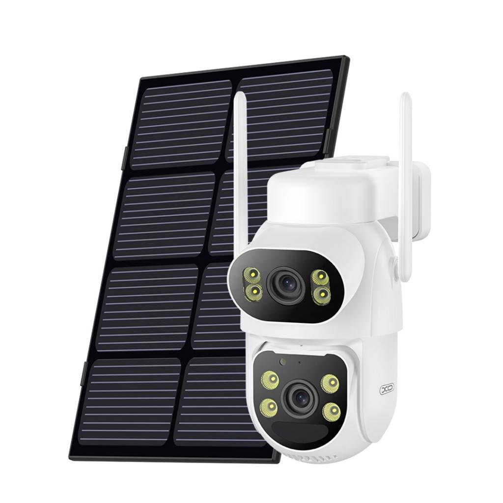 l_1__3_6 XO CR19 Εξωτερική Solar Κάμερα 4G AOV με Διπλό Φακό & 4 Megapixel (16.001.0321) - Image 1