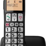 Panasonic KX-TGE310SPB Ασύρματο Τηλέφωνο Μαύρο (31.002.0020)