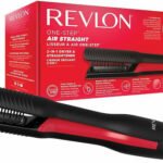 Revlon One Step AirStraight Ισιωτικό Μαλλιών Μαύρο (31.001.0072)
