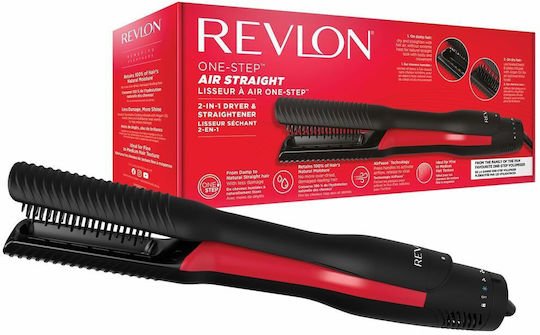 xlarge_20241120153458_revlon_rvdr5330_presa_mallion_1000w Revlon One Step AirStraight Ισιωτικό Μαλλιών Μαύρο (31.001.0072) - Image 1