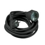 Technik Μπαλαντέζα 5m 1 Θέσης 3×1,5 mm² 16A Μαύρο (41.002.0019)
