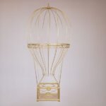 ΜΕΤΑΛΛΙΚΟ ΑΕΡΟΣΤΑΤΟ ΧΡΥΣΟ 60x60x122cm (600-48097)