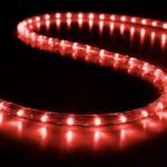 XMAS ΦΩΤΟΣΩΛΗΝΑΣ 24V LED 50m ΜΟΝΟΚΑΝΑΛΟΣ ΠΡΟΣΤΑΣΙΑ UV ΔΙΑΦΑΝΟΣ ΣΩΛΗΝΑΣ 13mm ΚΟΚΚΙΝΟ 36 LED/m ΚΟΠΗ/1mIP65 (600-22298)