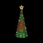 XMAS ΕΠΑΓΓΕΛΜΑΤΙΚΟ ΣΧΕΔΙΟ ΔΕΝΤΡΟ 3D ΘΕΡΜΗ ΛΕΥΚΗ ΦΩΤΟΣΩΛΗΝΑ ΘΕΡΜΟ & ΛΕΥΚΟ LED 350x120cm IP65 (600-23450)