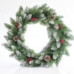 ΣΤΕΦΑΝΙ ΧΙΟΝΙΣΜΕΝΟ ΜΕ BERRY ΚΑΙ ΚΟΥΚΟΥΝΑΡΕΣ PVC 50cm (600-30214)