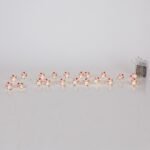 XMAS ΛΑΜΠΑΚΙ ΣΕΙΡΑ 20 MINI LED ΧΙΟΝΑΝΘΡΩΠΟΣ ΜΠΑΤΑΡΙΑΣ 3AA ΜΕ ΧΡΟΝΟΔΙΑΚΟΠΤΗ ΑΣΗΜΙ ΧΑΛΚΙΝΟ ΚΑΛΩΔΙΟ ΘΕΡΜΟ ΛΕΥΚΟ LED ΑΝΑ 10cm ΠΑΡΟΧΗ 30cm IP20 (600-03361)