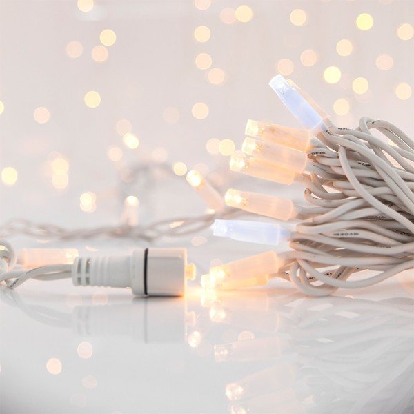 a71f163d130a422186d1cd2abd01fd6c XMAS ΛΑΜΠΑΚΙ ΣΕΙΡΑ 100 LED 5mm ΜΕ ΚΑΛΥΜΜΑ 230V 2 ΕΠΕΚΤΑΣΕΙΣ ΕΩΣ 9 ΣΕΤ ΛΕΥΚΟ ΚΑΟΥΤΣΟΥΚ ΚΑΛΩΔΙΟ 90 ΘΕΡΜΟ ΛΕΥΚΟ LED & 10 ΛΕΥΚΑ FLASH LED ΑΝΑ 10cm IP65 (ΧΩΡΙΣ ΠΑΡΟΧΗ) (600-09286) - Image 1