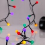 XMAS ΛΑΜΠΑΚΙ ΣΕΙΡΑ 100 LED 3mm ΧΡΩΜΑΤΙΣΤΕΣ ΜΠΑΛΙΤΣΕΣ 0.9cm 31V ΜΕΤΑΣΧΗΜΑΤΙΣΤΗ ΜΕ 8 ΠΡΟΓΡΑΜΜΑΤΑ & ΜΝΗΜΗ ΠΡΑΣΙΝΟ PVC ΚΑΛΩΔΙΟ ΧΡΩΜΑΤΙΣΤΟ LED ΑΝΑ 3cm ΠΑΡΟΧΗ 3m IP44 (600-03923)