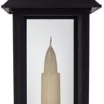 Artezan LED Κερί Φανάρι Μαύρο 17εκ (6τμχ) (15.004.0077)