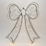 XMAS ΦΩΤΙΖΟΜΕΝΟΣ ΦΙΟΓΚΟΣ 100 MINI LED ΜΕΤΑΣΧΗΜΑΤΙΣΤΗ & ΜΑΥΡΟΣ ΜΕΤΑΛΛΙΚΟΣ & ΣKEΛETOΣ ΜΑΥΡΟ ΧΑΛΚΙΝΟ ΚΑΛΩΔΙΟ & ΘΕΡΜΟ ΛΕΥΚΟ LED & ΘΕΡΜΗ ΛΕΥΚΗ COB ΤΑΙΝΙΑ LED 2.2m & ΠΑΡΟΧΗ 3m 36x45cm IP44 (600-23645)