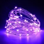 XMAS ΛΑΜΠΑΚΙ ΣΕΙΡΑ 100 MINI LED ΜΕΤΑΣΧΗΜΑΤΙΣΤΗ ΣΤΑΘΕΡΟ ΑΣΗΜΙ ΧΑΛΚΙΝΟ ΚΑΛΩΔΙΟ ΜΩΒ LED ΑΝΑ 10cm ΠΑΡΟΧΗ 5m ΙΡ44 (600-07318)