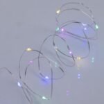 XMAS ΛΑΜΠΑΚΙ ΣΕΙΡΑ 20 MINI LED ΜΠΑΤΑΡΙΑΣ 2AA ΜΕ ΧΡΟΝΟΔΙΑΚΟΠΤΗ ΑΣΗΜΙ ΧΑΛΚΙΝΟ ΚΑΛΩΔΙΟ ΧΡΩΜΑΤΙΣΤΟ ΟΠΑΛ LED ΑΝΑ 10cm ΠΑΡΟΧΗ 10cm IP20 DISPLAY BOX 24τμχ (600-07648)