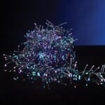 XMAS ΛΑΜΠΑΚΙ CLUSTER 6m 768 LED 3mm 31V ΜΕΤΑΣΧΗΜΑΤΙΣΤΗ ΜΕ 8 ΠΡΟΓΡΑΜΜΑΤΑ & ΜΝΗΜΗ ΠΡΑΣΙΝΟ PVC ΚΑΛΩΔΙΟ OΠΑΛ ΧΡΩΜΑΤΙΣΤΟ LED ΠΑΡΟΧΗ 3m IP44 (600-18748)