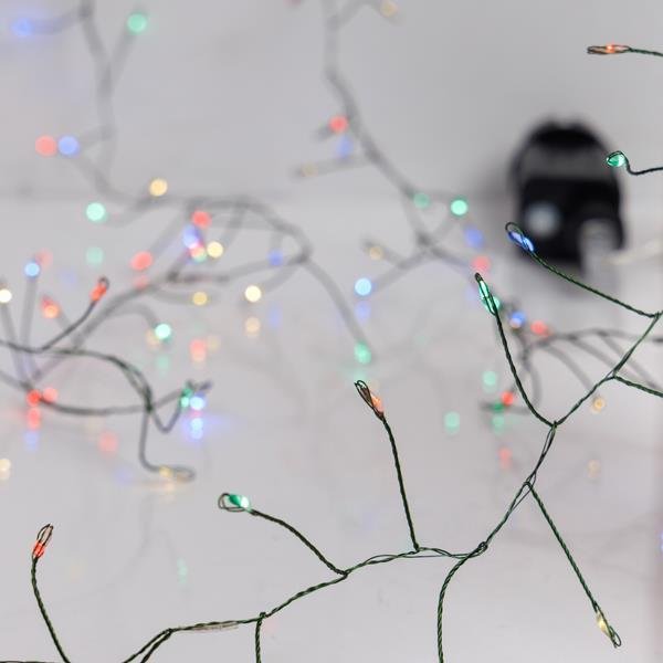 f3833b913eb54dba80864f028f194b44.jpg XMAS ΛΑΜΠΑΚΙ CLUSTER 12m 960 MINI LED ΜΕΤΑΣΧΗΜΑΤΙΣΤΗ ΜΕ 8 ΠΡΟΓΡΑΜΜΑΤΑ & ΜΝΗΜΗ ΠΡΑΣΙΝΟ ΧΑΛΚΙΝΟ ΚΑΛΩΔΙΟ ΧΡΩΜΑΤΙΣΤΟ LED ΠΑΡΟΧΗ 3m IP44 (600-08348) - Image 1