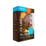Modee Χριστουγεννιάτικα Διακοσμητικά Φωτάκια LED με Κλιπ & Μπαταρία (10LED/120cm/10cm) Θερμό Λευκό (40.004.0047)