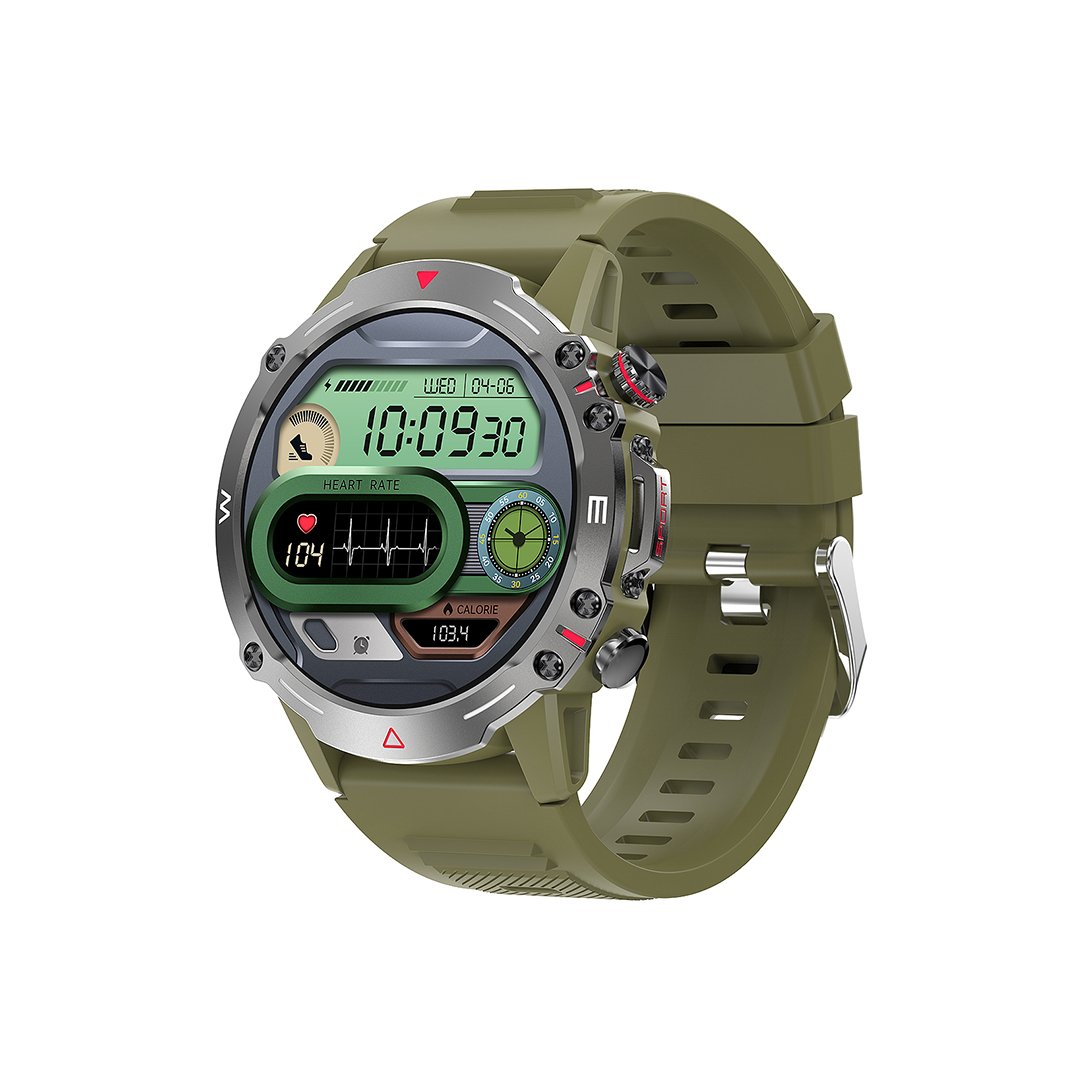 2j7 XO J7 Amoled Star Round Smart Sports Call Watch (Πράσινο) (16.001.0117) - Image 1