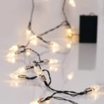 XMAS ΛΑΜΠΑΚΙ ΣΕΙΡΑ 20 LED 5mm ΔΙΑΚΟΣΜΗΤΙΚΟ VINTAGE 1.2mm ΜΠΑΤΑΡΙΑΣ 3ΑΑ ΜΕ ΧΡΟΝΟΔΙΑΚΟΠΤΗ ΠΡΑΣΙΝΟ PVC ΚΑΛΩΔΙΟ ΘΕΡΜΟ ΛΕΥΚΟ LED ANA 10cm ΠΑΡΟΧΗ 30cm IP20 (600-03349)