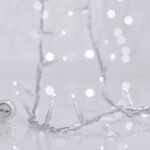 XMAS ΛΑΜΠΑΚΙ ΣΕΙΡΑ 300 LED 3mm 31V ΜΕΤΑΣΧΗΜΑΤΙΣΤΗ 4 ΕΠΕΚΤΑΣΕΙΣ ΕΩΣ 3 ΣΕΤ ΔΙΑΦΑΝΟ PVC ΚΑΛΩΔΙΟ ΛΕΥΚΟ LED ΑΝΑ 5cm ΠΑΡΟΧΗ 3m ΙΡ44 (600-11325)