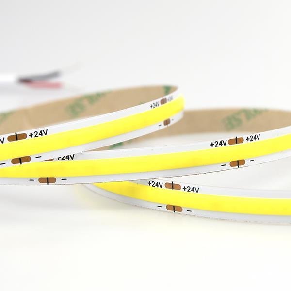 87a5f75d1cd642a88d4914f70a144dd1.jpg ΤΑΙΝΙΑ LED COB 5M 12W 24V ΚΙΤΡΙΝΟ 480 LED/M IP44 PRO (145-72027) - Image 1