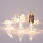 XMAS ΛΑΜΠΑΚΙ ΣΕΙΡΑ 10 LED 5mm ΑΚΡΥΛΙΚΑ ΔΕΝΤΡΑΚΙΑ 4.7cm ΜΠΑΤΑΡΙΑΣ 2AA ΔΙΑΦΑΝΟ PVC ΚΑΛΩΔΙΟ ΘΕΡΜΟ ΛΕΥΚΟ LED ANA 10cm ΠΑΡΟΧΗ 50cm IP20 (600-11238)